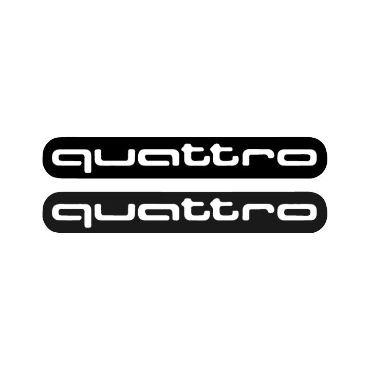 Buy Audi Quattro 2 Decal Sticker Online