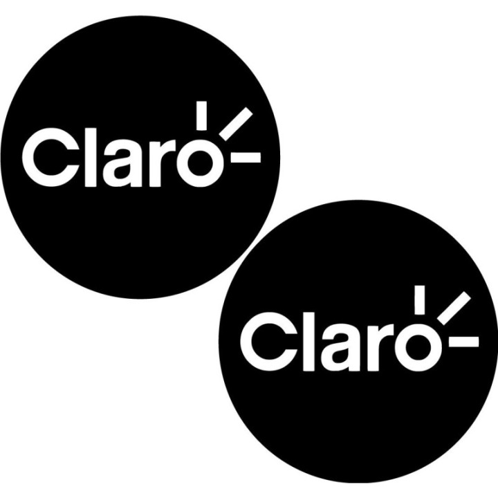 2x Claro Sticker Decal Decal Stickers - DecalsHouse
