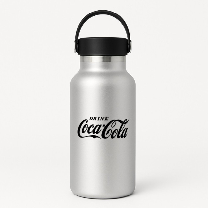 Coca-Cola Stickers – Classic Script Logo Vinyl Decals (2-Pack)