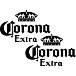 Corona Racing Stickers – Sponsor Livery Show Car Classic Decals (2-Pack)