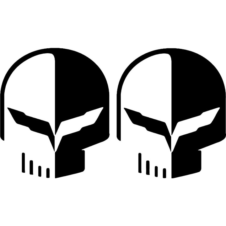 2x Corvette Sticker Decal Decal Stickers - DecalsHouse