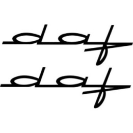 DAF Trucks Stickers – Motorsport Race Transporter Decals (2-Pack)