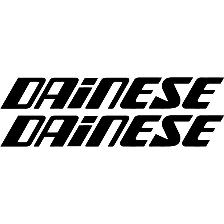 2x Dainese Logo V3 Racing Sticker Decal Decal Stickers - DecalsHouse