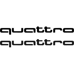 Audi Quattro Stickers – Ur-Quattro S1 Rally RS Decals (2-Pack)