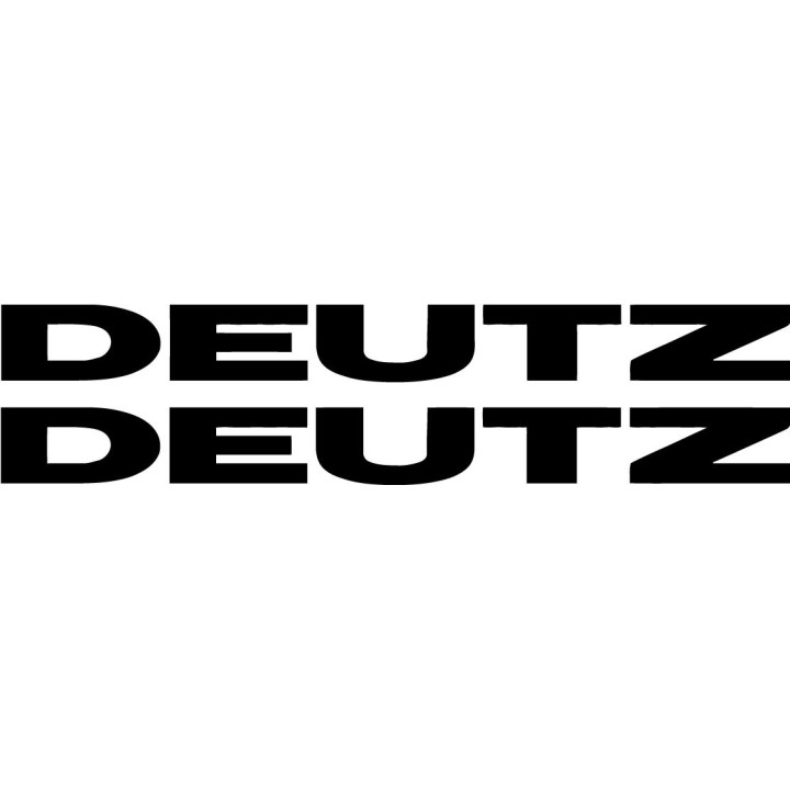 Deutz Stickers – Tractor Agricultural Engine Brand Decals (2-Pack)