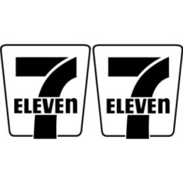 2x Eleven Logo V1 Racing Sticker Decal Decal Stickers - DecalsHouse