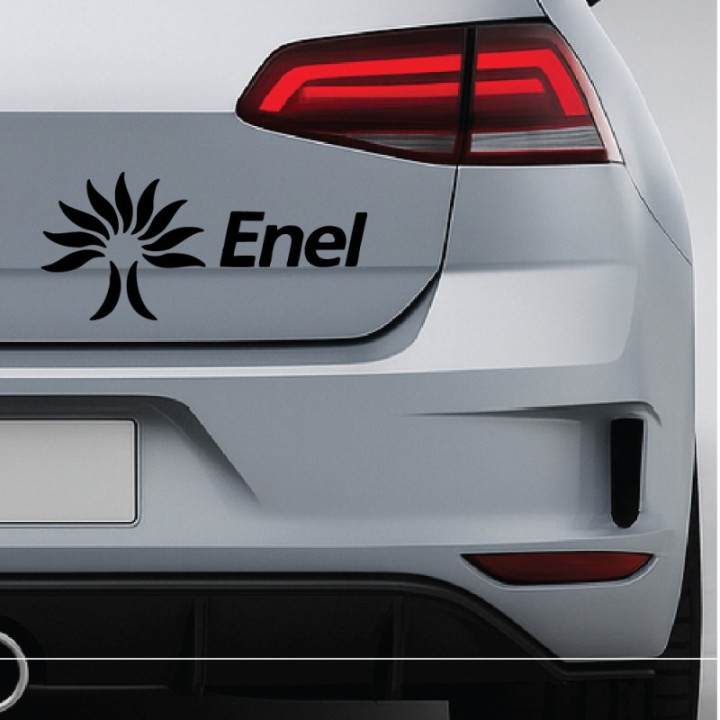 2x Enel Electricity Sponsor Motorcycle Set Decal Sticker Decal Stickers - DecalsHouse