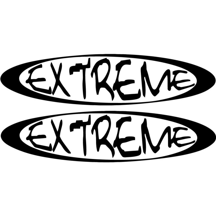 2x Extreme Sticker Decal Decal Stickers - DecalsHouse