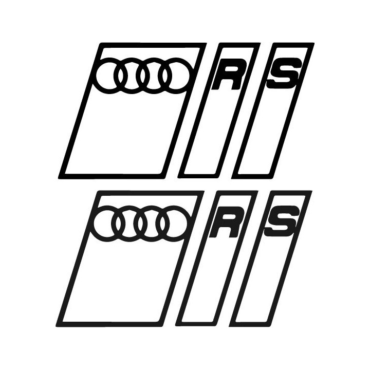 Buy Audi Rs Decal Sticker Online