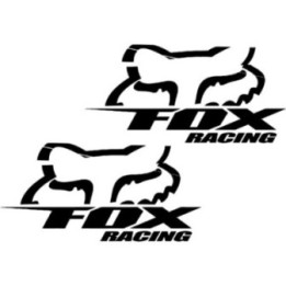2x Fox Logo V2 Racing Sticker Decal Decal Stickers - DecalsHouse