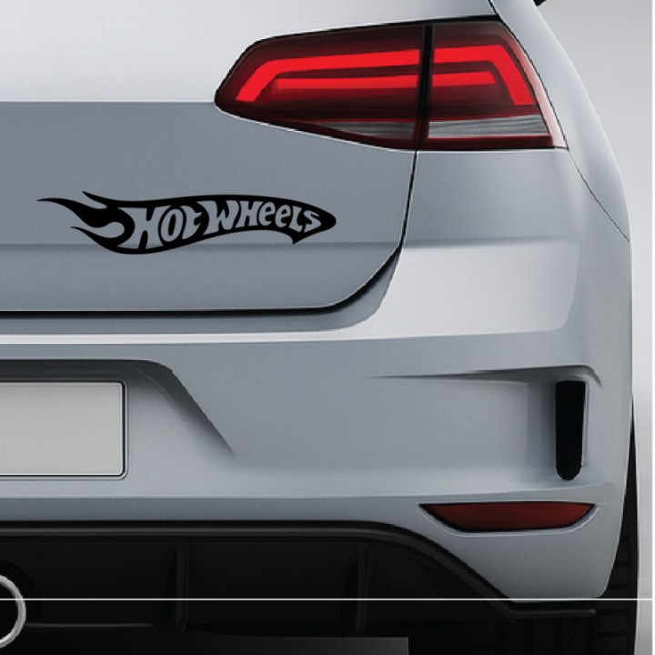 Hot Wheels Stickers – Mattel Die-Cast Show Car Decals (2-Pack)