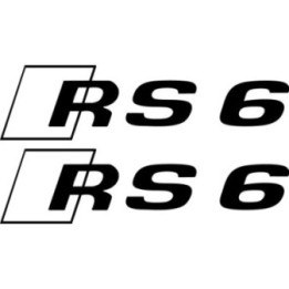 Audi RS6 Stickers – C5 C6 C7 C8 Performance Wagon Decals (2-Pack)