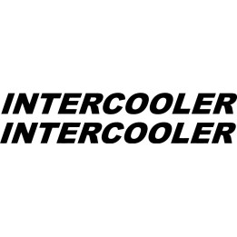 Intercooler Stickers – Turbo Performance Race Car Vinyl Decals (2-Pack)