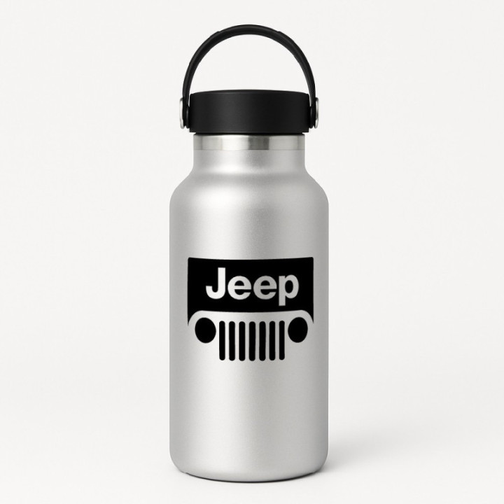 2x Jeep Logo Sticker Decal Decal Stickers - DecalsHouse