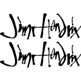 Jimi Hendrix Signature Stickers – Music Decals (2-Pack)