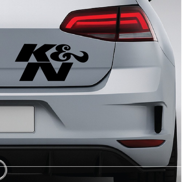 2x K N Logo Sticker Decal Decal Stickers - DecalsHouse