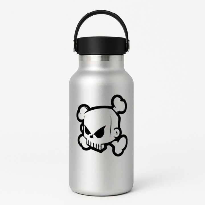 2x Ken Block Skull Logo Sticker Decal Decal Stickers - DecalsHouse