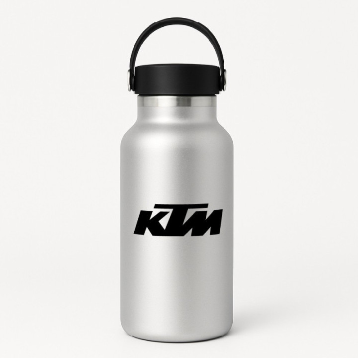 2x Ktm Logo V2 Racing Sticker Decal Decal Stickers - DecalsHouse
