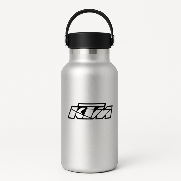 2x Ktm Logo V4 Racing Sticker Decal Decal Stickers - DecalsHouse