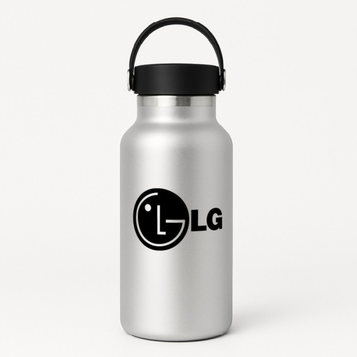 LG Logo Stickers – Tech Brand Show Car Simulator Decals (2-Pack)