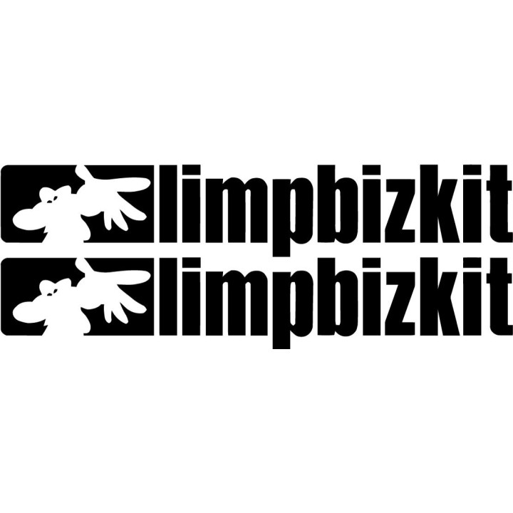 Limp Bizkit Stickers – Nu Metal Logo Decals (2-Pack)
