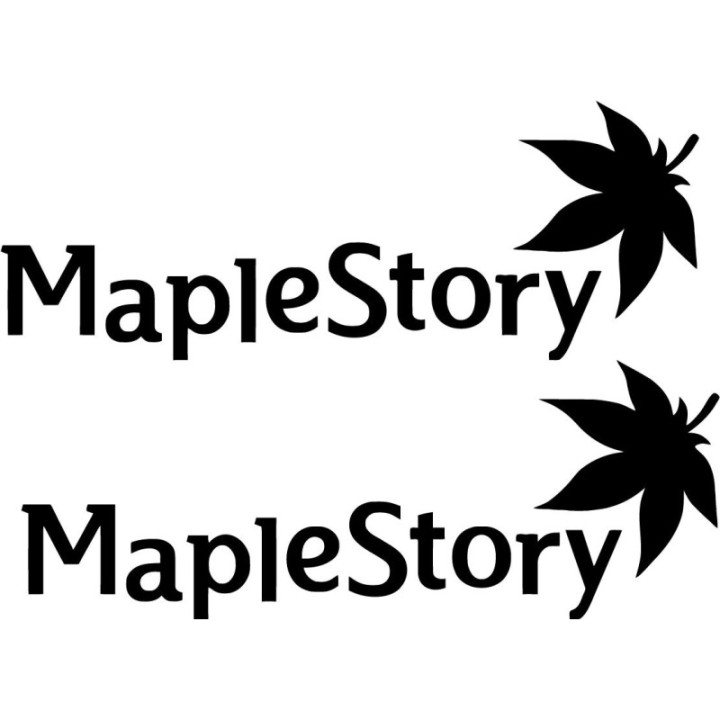 MapleStory Stickers – Nexon Gaming Decals (2-Pack)