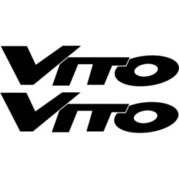 2x Mercedes Vito Logo Sticker Decal Decal Stickers - DecalsHouse