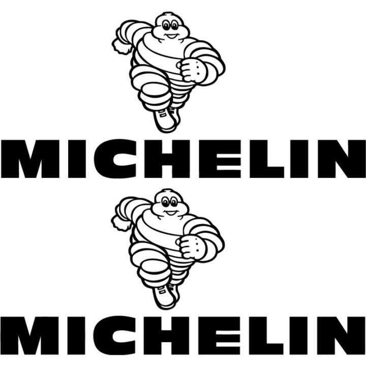2x Michelin Logo Sticker Decal Decal Stickers - DecalsHouse