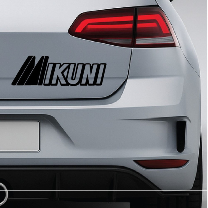2x Mikuni Logo V1 Racing Sticker Decal Decal Stickers - DecalsHouse