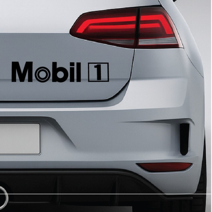 2x Mobil Logo V2 Racing Sticker Decal Decal Stickers - DecalsHouse