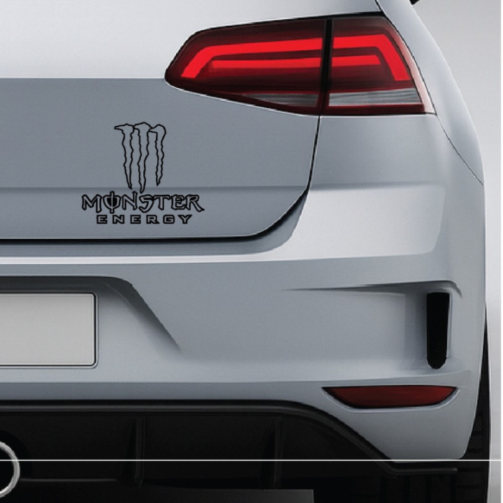 Monster Energy Stickers - Racing Sponsor Logo Decals (2-Pack)