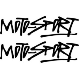2x Motosport Logo Sticker Decal Decal Stickers - DecalsHouse