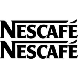 Nescafe Stickers – Retro Race Sponsor Coffee Logo Decals (2-Pack)