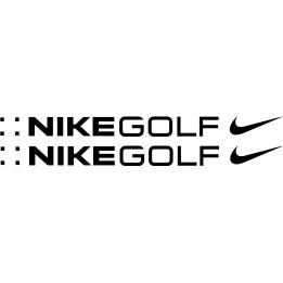 Nike Golf Stickers – Swoosh Golf Bag Cart Vinyl Decals (2-Pack)