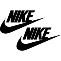 Nike Swoosh Stickers – Sport Gym Fitness Decals (2-Pack)