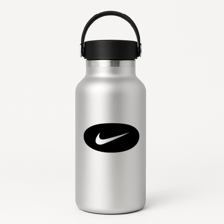 Nike Swoosh Oval Stickers – Sports Lifestyle Decals (2-Pack)