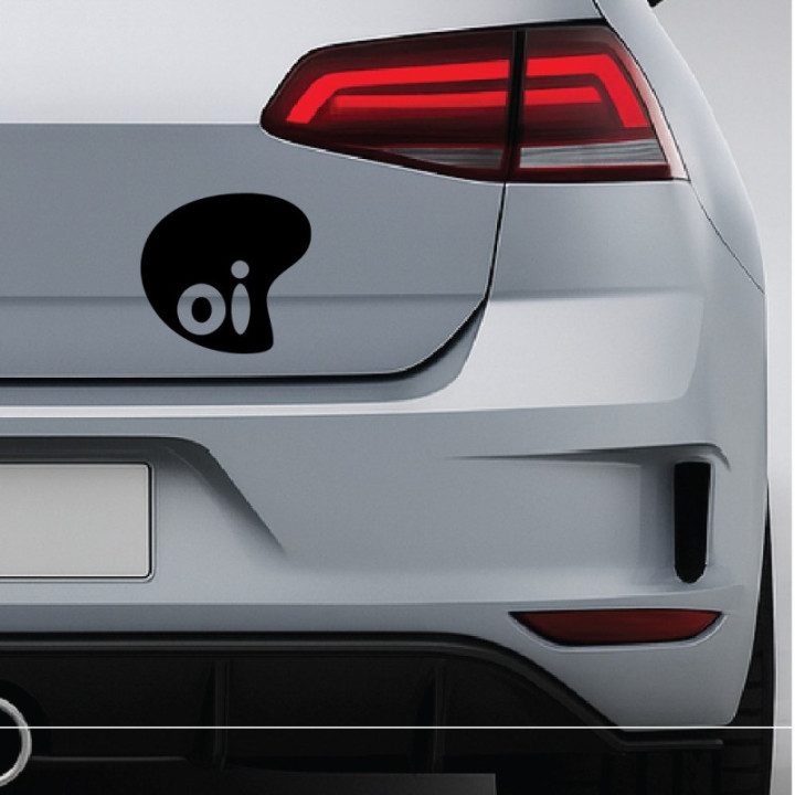 2x Oi Logo Sticker Decal Decal Stickers - DecalsHouse
