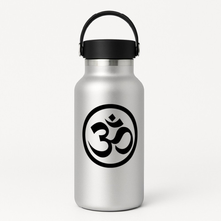Om Symbol Stickers – Yoga Meditation Decals (2-Pack)