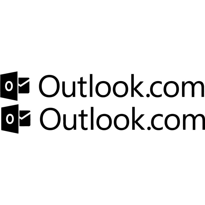 2x Outlook Logo Sticker Decal Decal Stickers - DecalsHouse