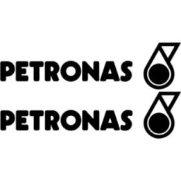 2x Petronas Logo Sticker Decal Decal Stickers - DecalsHouse