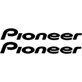 2x Pioneer Logo Sticker Decal Decal Stickers - DecalsHouse