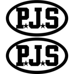 2x Pjs Logo Sticker Decal Decal Stickers - DecalsHouse