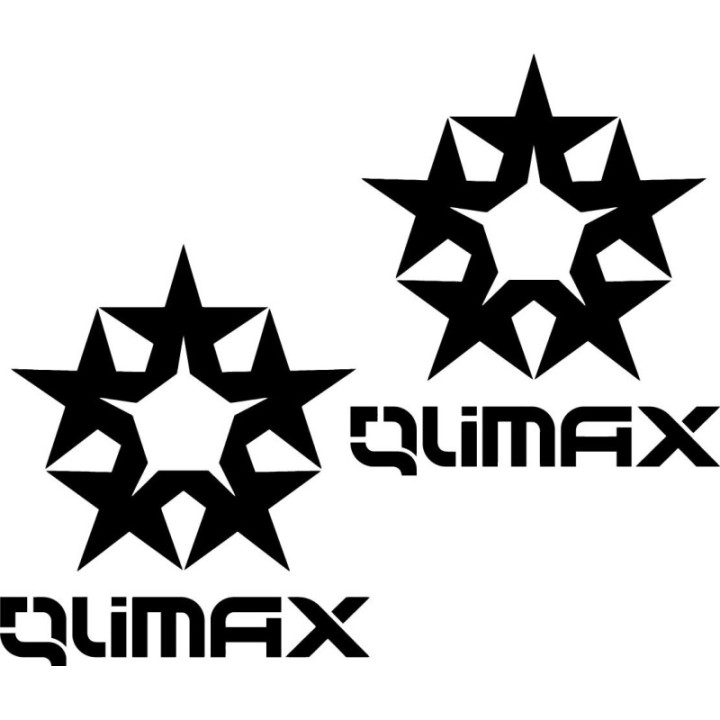 2x Qlimax Logo Sticker Decal Decal Stickers - DecalsHouse