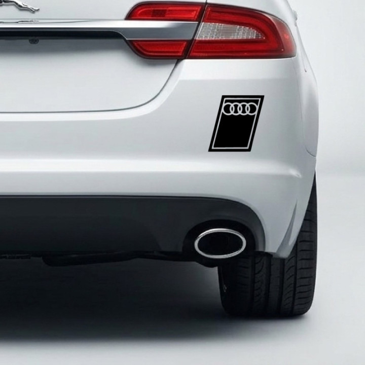 Audi Sport Stickers – RS Quattro Performance Tuning Decals (2-Pack)