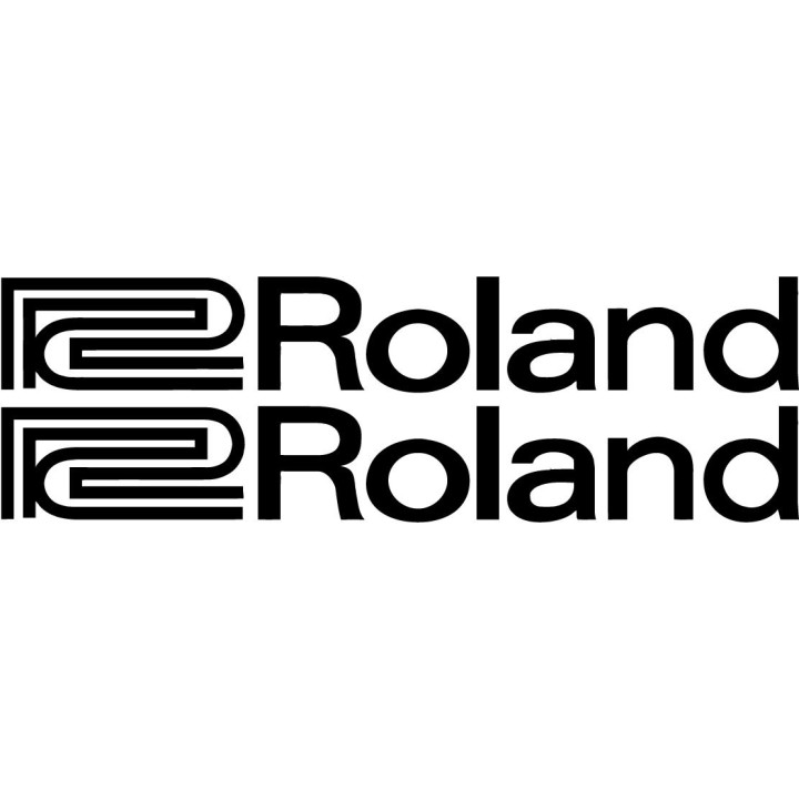 Roland Stickers – Synth Drum Machine Music Decals (2-Pack)