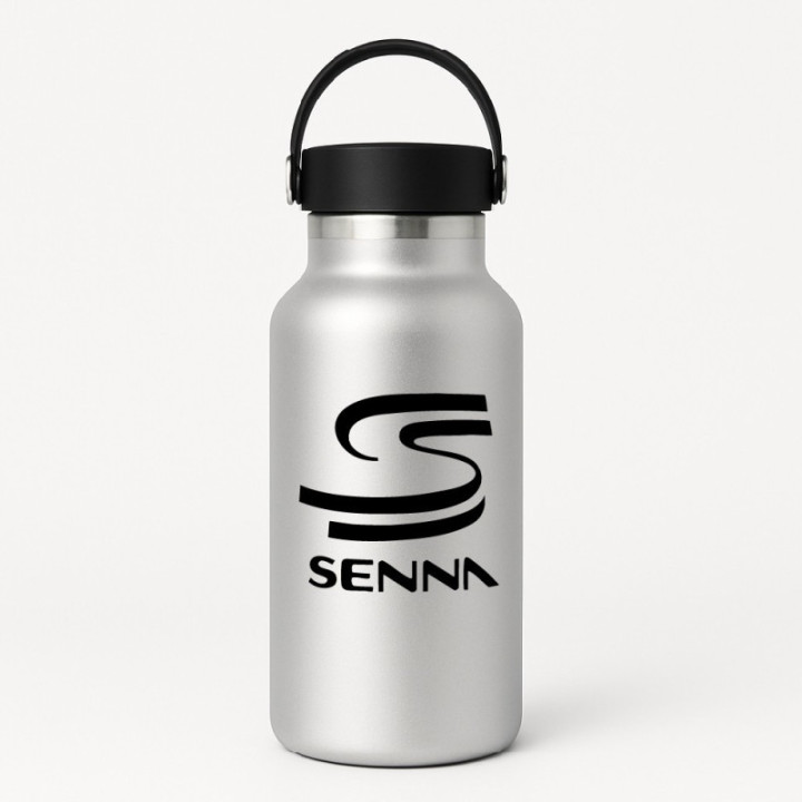 Senna Logo Stickers - F1 Tribute Motorsport Decals (2-Pack)