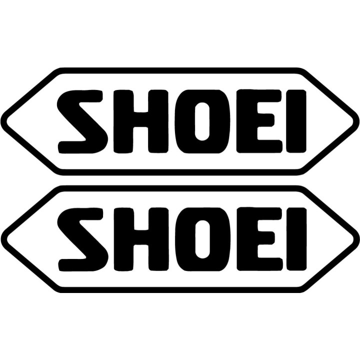 2x Shoei Logo V2 Racing Sticker Decal Decal Stickers - DecalsHouse