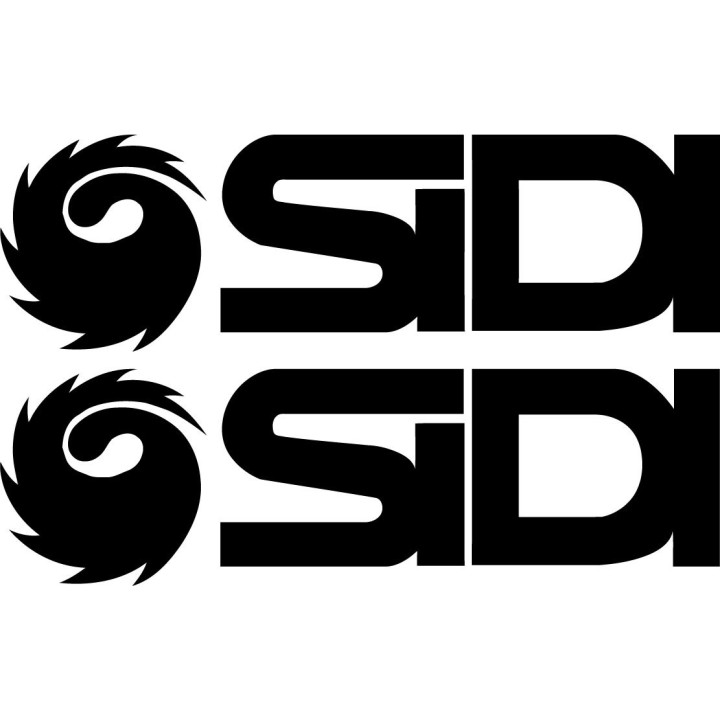 2x Sidi Logo V2 Racing Sticker Decal Decal Stickers - DecalsHouse