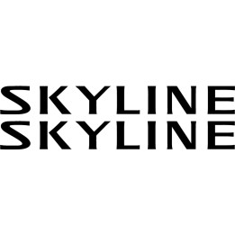 2x Skyline Logo Sticker Decal Decal Stickers - DecalsHouse