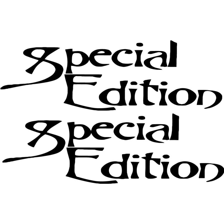 2x Special Edition Sticker Decal Decal Stickers - DecalsHouse